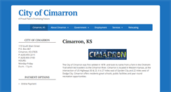Desktop Screenshot of cimarronks.org